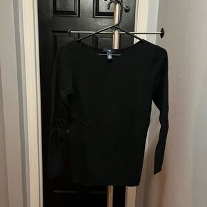 GAP Black Long Sleeve Women's Top